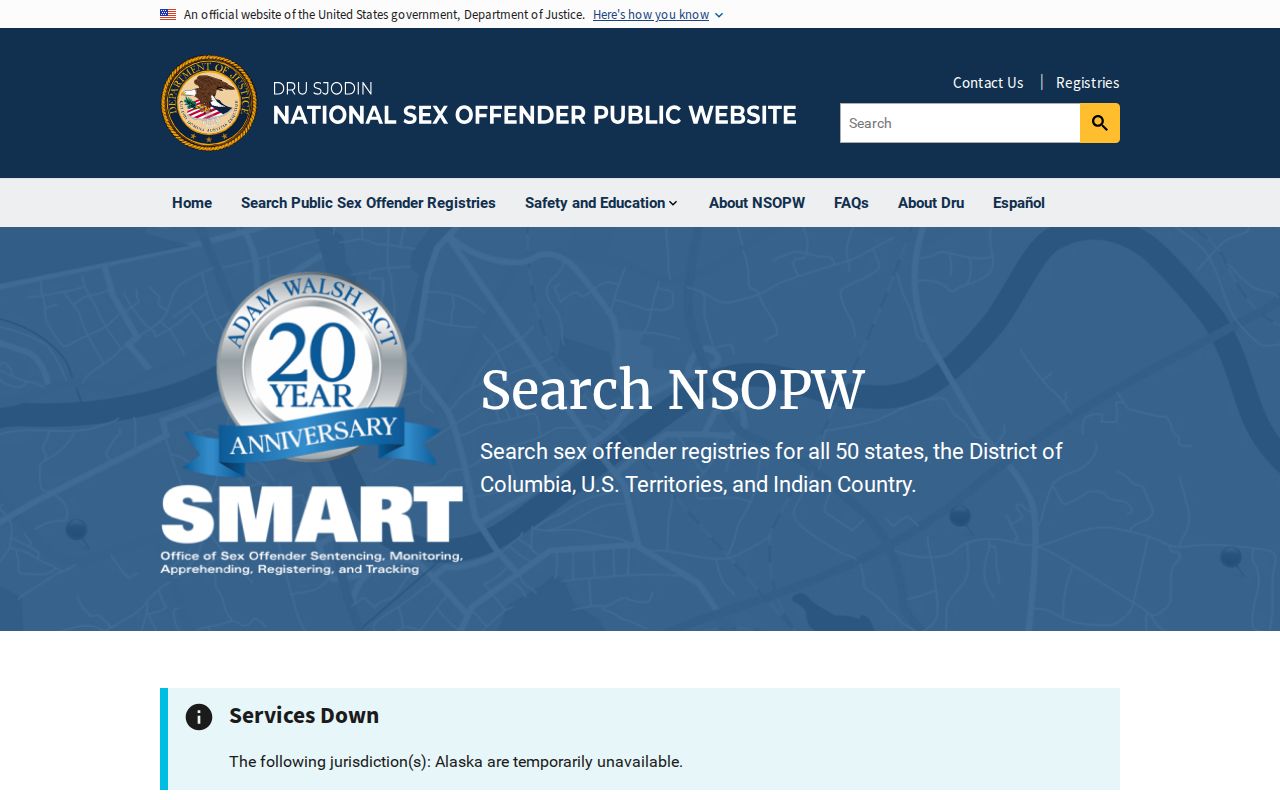 Rowan County sex offender lookup through the national NSOPW search